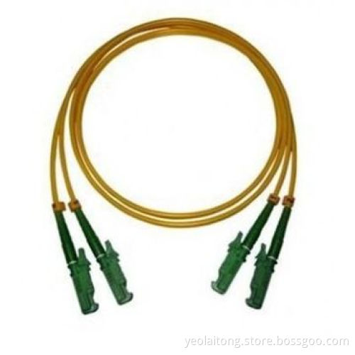 E2000 Fiber Patch Cord with Low Insertion Loss and Back Reflection Loss